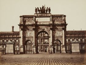 Edouard Baldus "L'Arc de Triomphe, Paris" Albumen