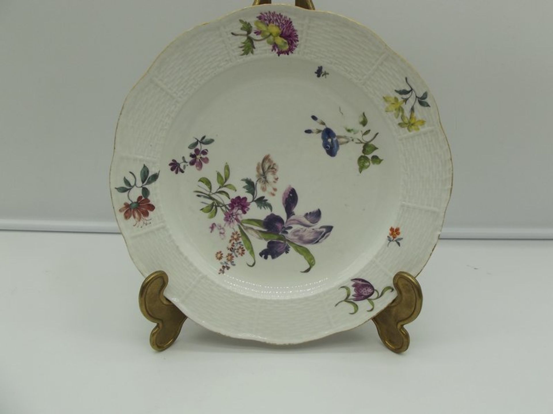 plate porcellain Meissen XVIII