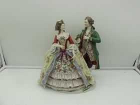 Capo Di Monte porcelain sculpture 19th century porcelain H 32 cm