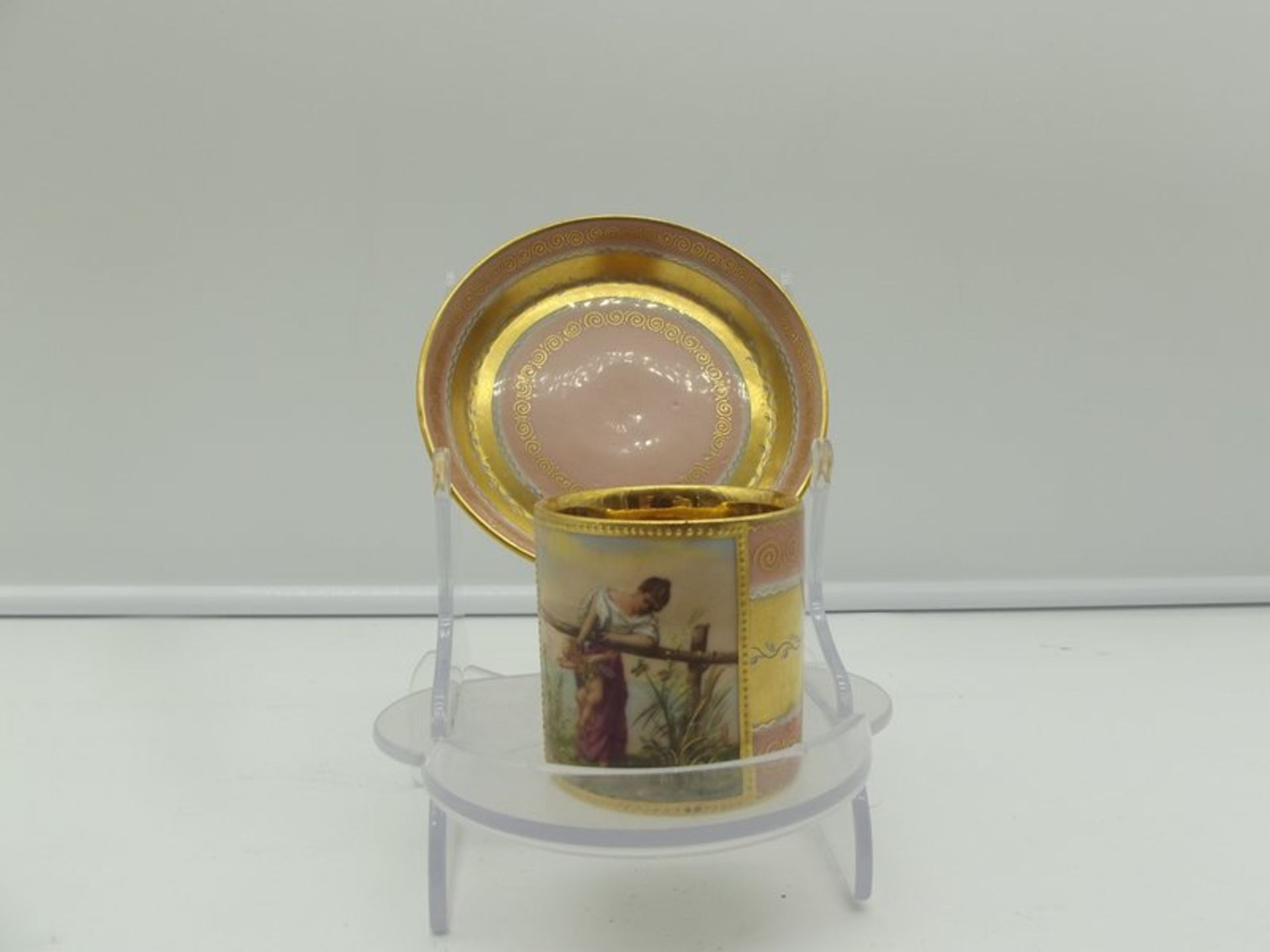 19th century Vienna porcelain cup