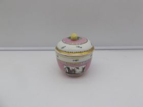 Porcelain sugar bowl Vienna 1804 H 14 cm