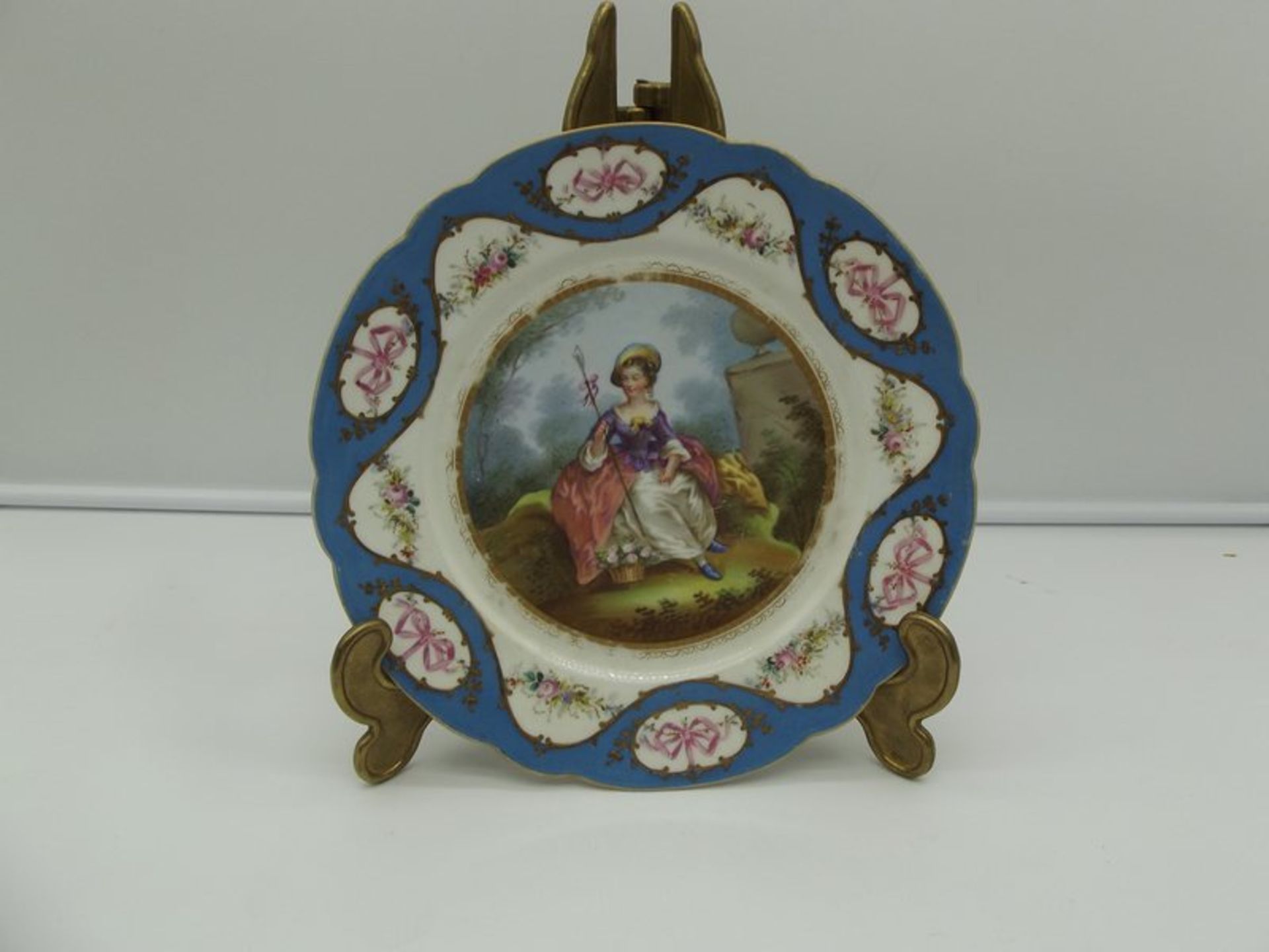 Sevres porcelain plate 19th century