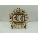 19th century Vienna porcelain plate