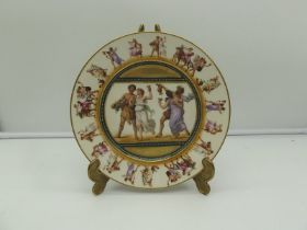 19th century Vienna porcelain plate