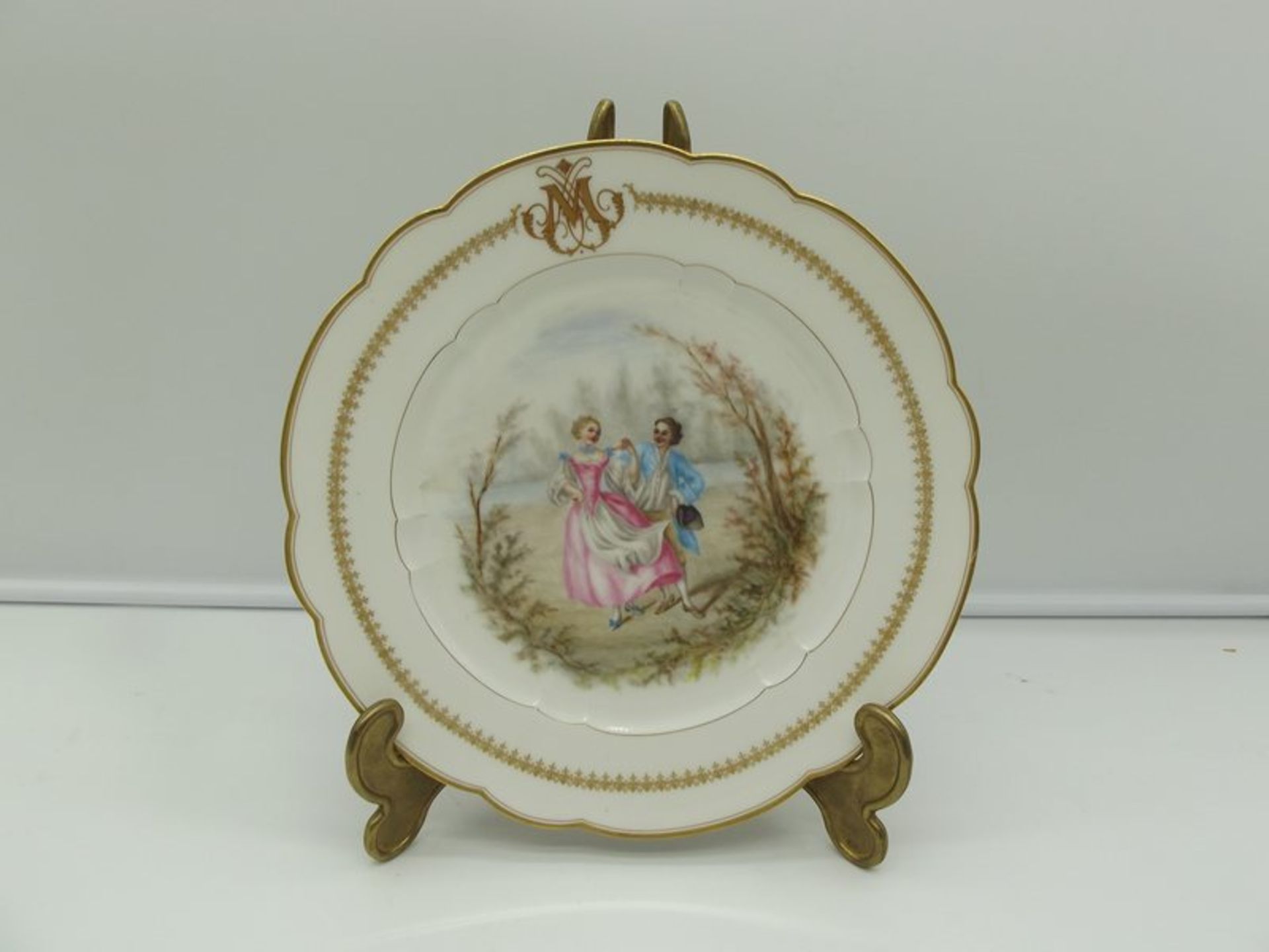 19th century Sevres porcelain plate