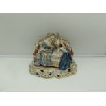 Ginori porcelain sculpture 19th century porcelain H 21 cm