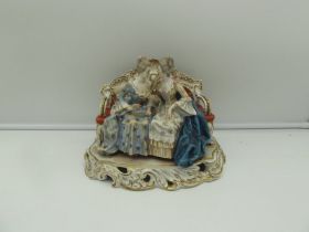 Ginori porcelain sculpture 19th century porcelain H 21 cm