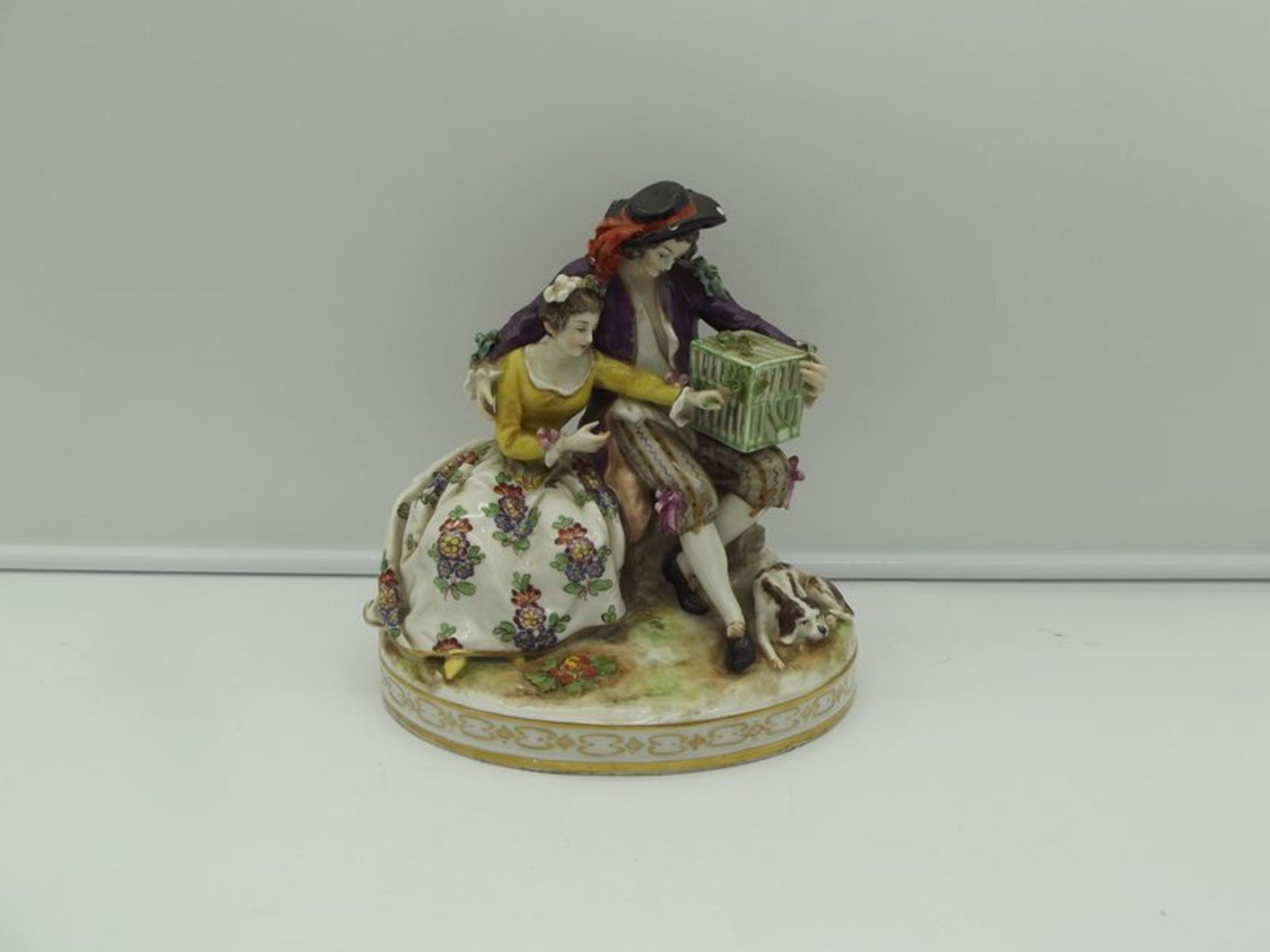 Volkstedt porcelain sculpture 19th century H 20 cm