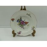 plate porcellain Meissen XVIII