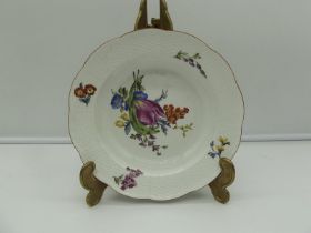 plate porcellain Meissen XVIII
