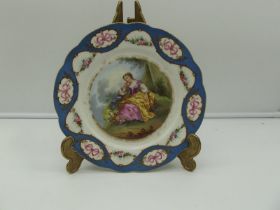 Sevres porcelain plate 19th century