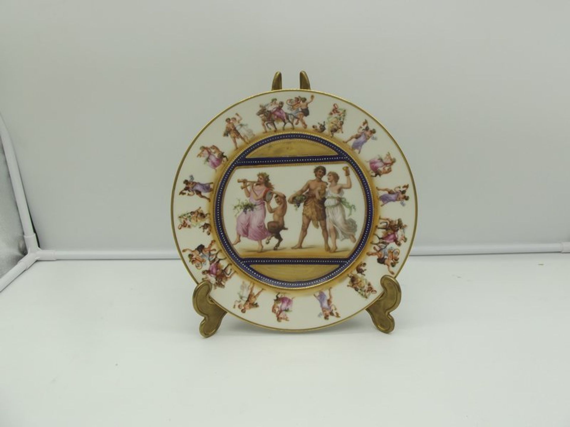 19th century Vienna porcelain plate