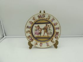 19th century Vienna porcelain plate