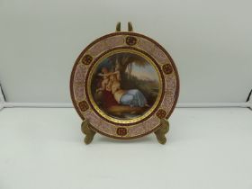 19th century Vienna porcelain plate