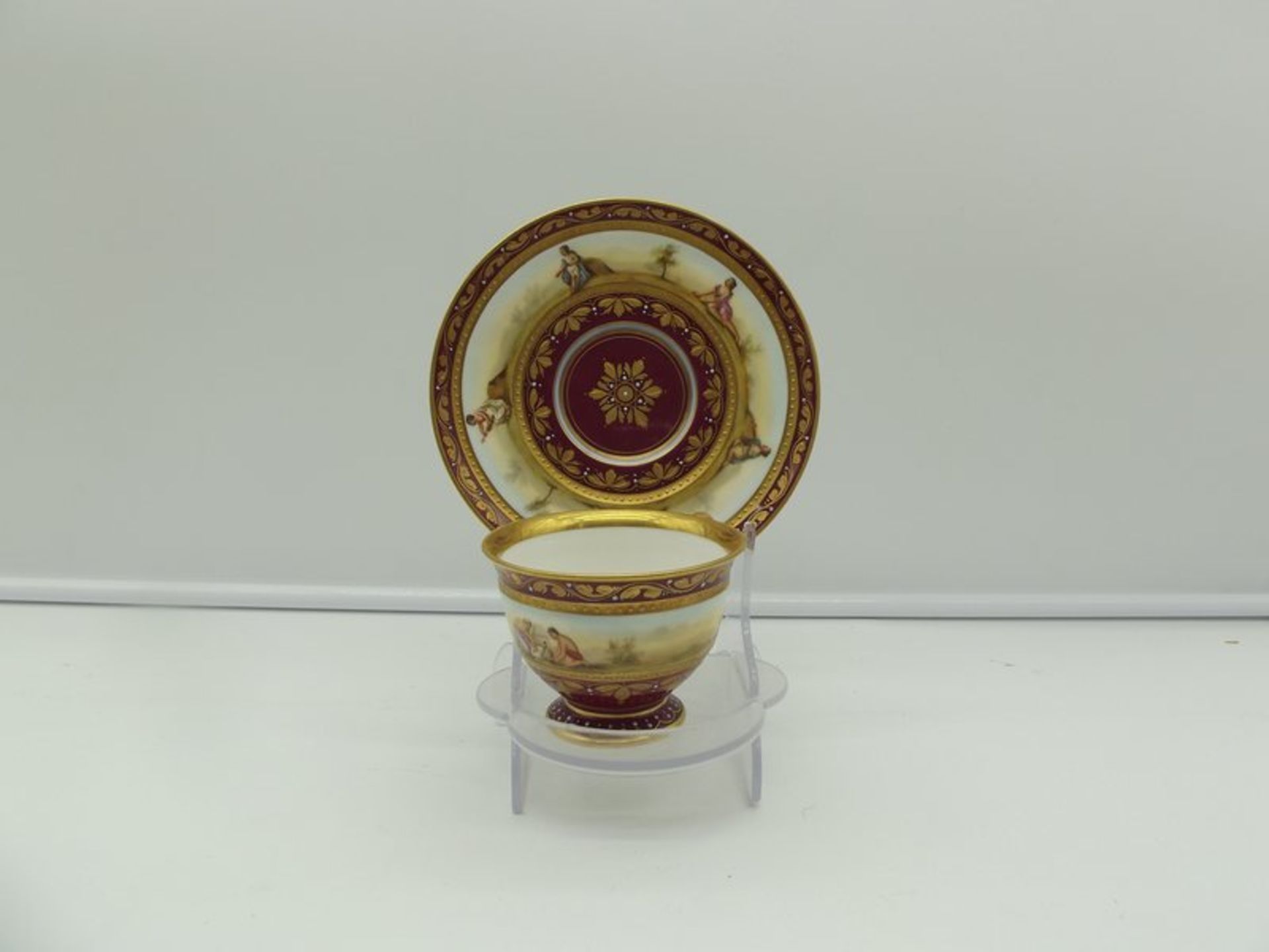 19th century Vienna porcelain cup