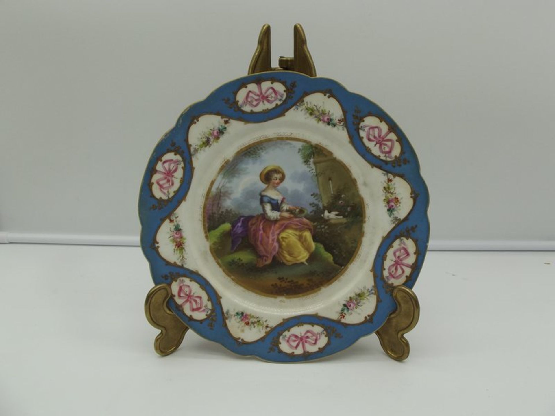 Sevres porcelain plate 19th century