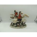 Porcelain sculpture Naples 19th century H29 cm