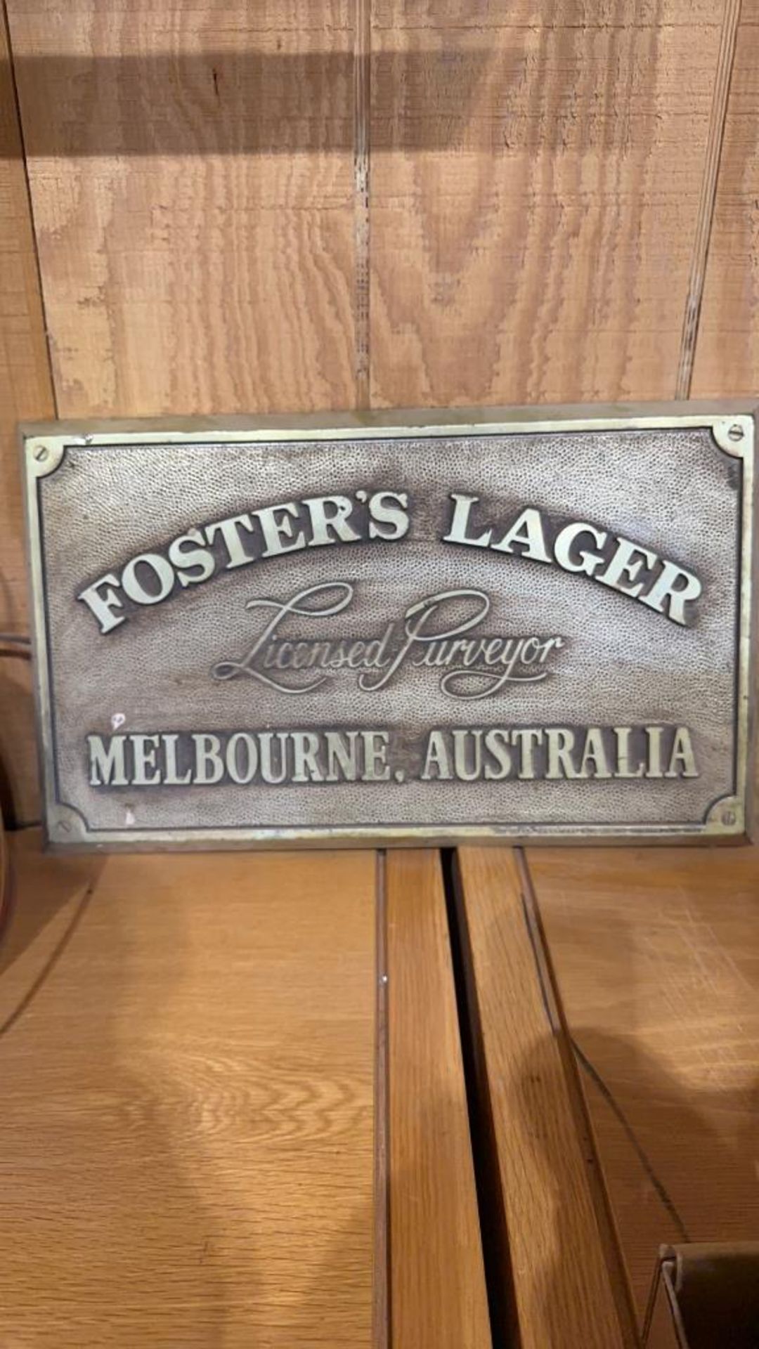 Coors light fixture & Foster’s Lager sign - Image 3 of 3