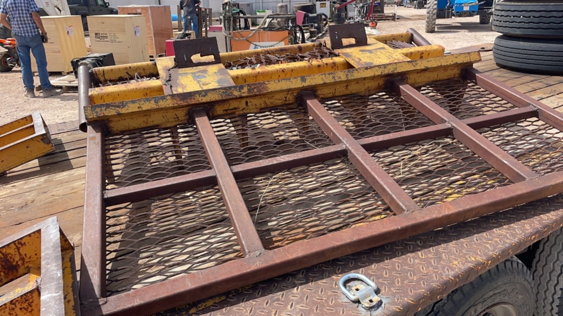 Dozer Rake adapted to skid steer - Image 2 of 3