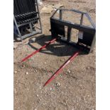 Landhonor Bale Spear for skid steer