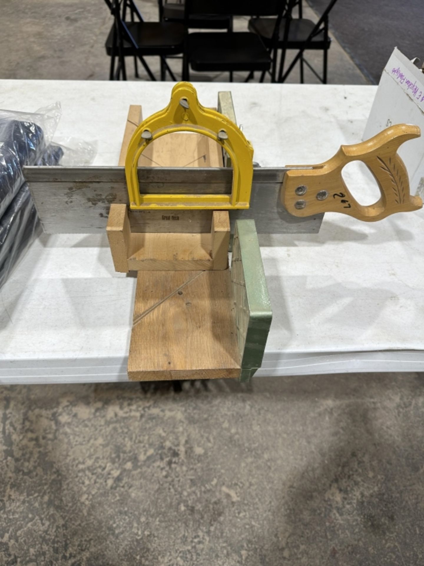 Miter box & saw