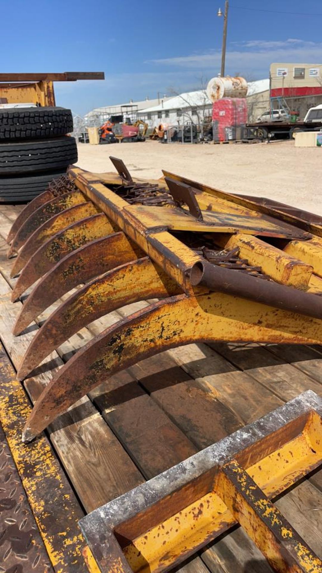 Dozer Rake adapted to skid steer - Image 3 of 3