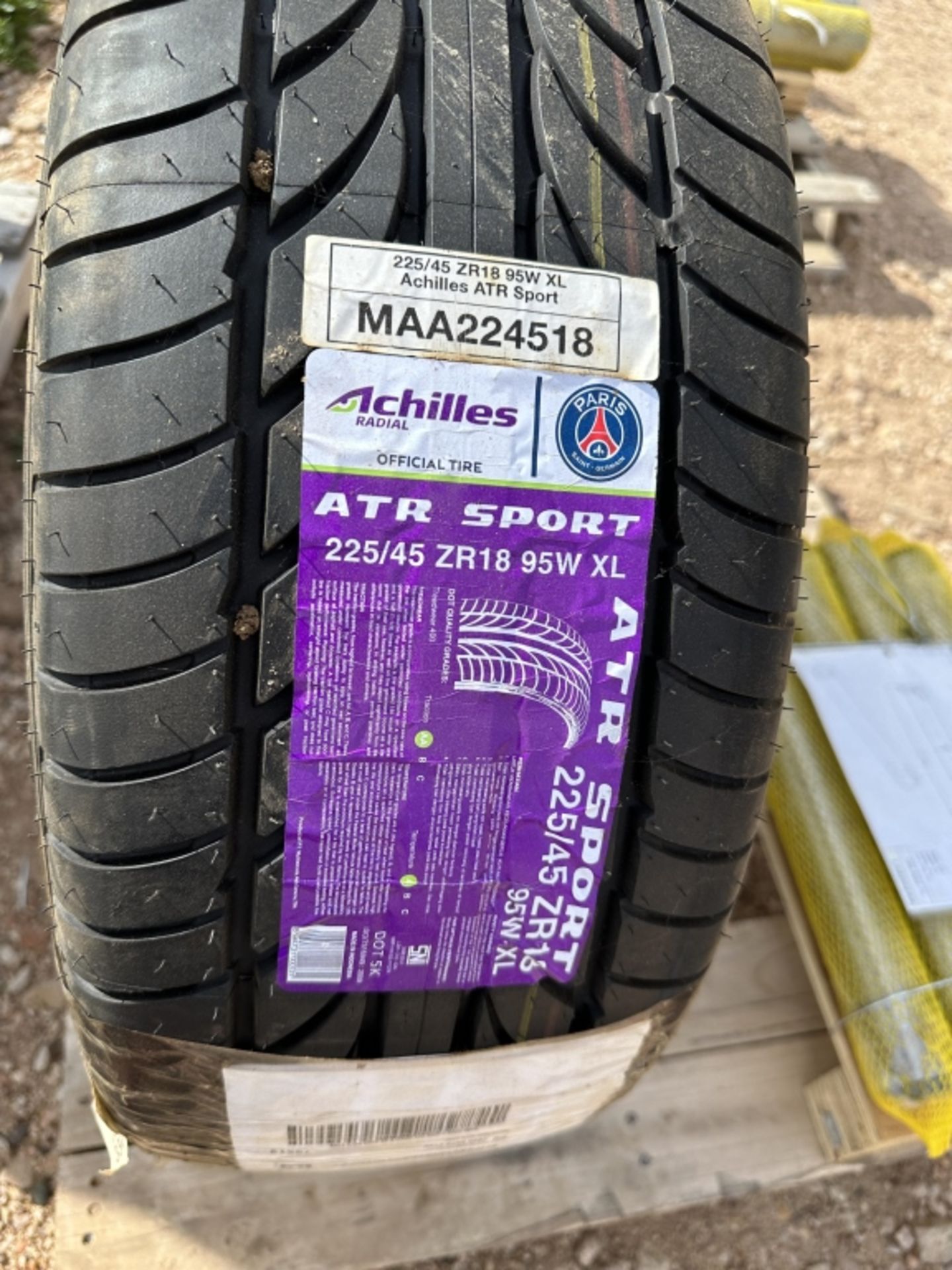 New 225/45ZR18 tire - Image 2 of 2