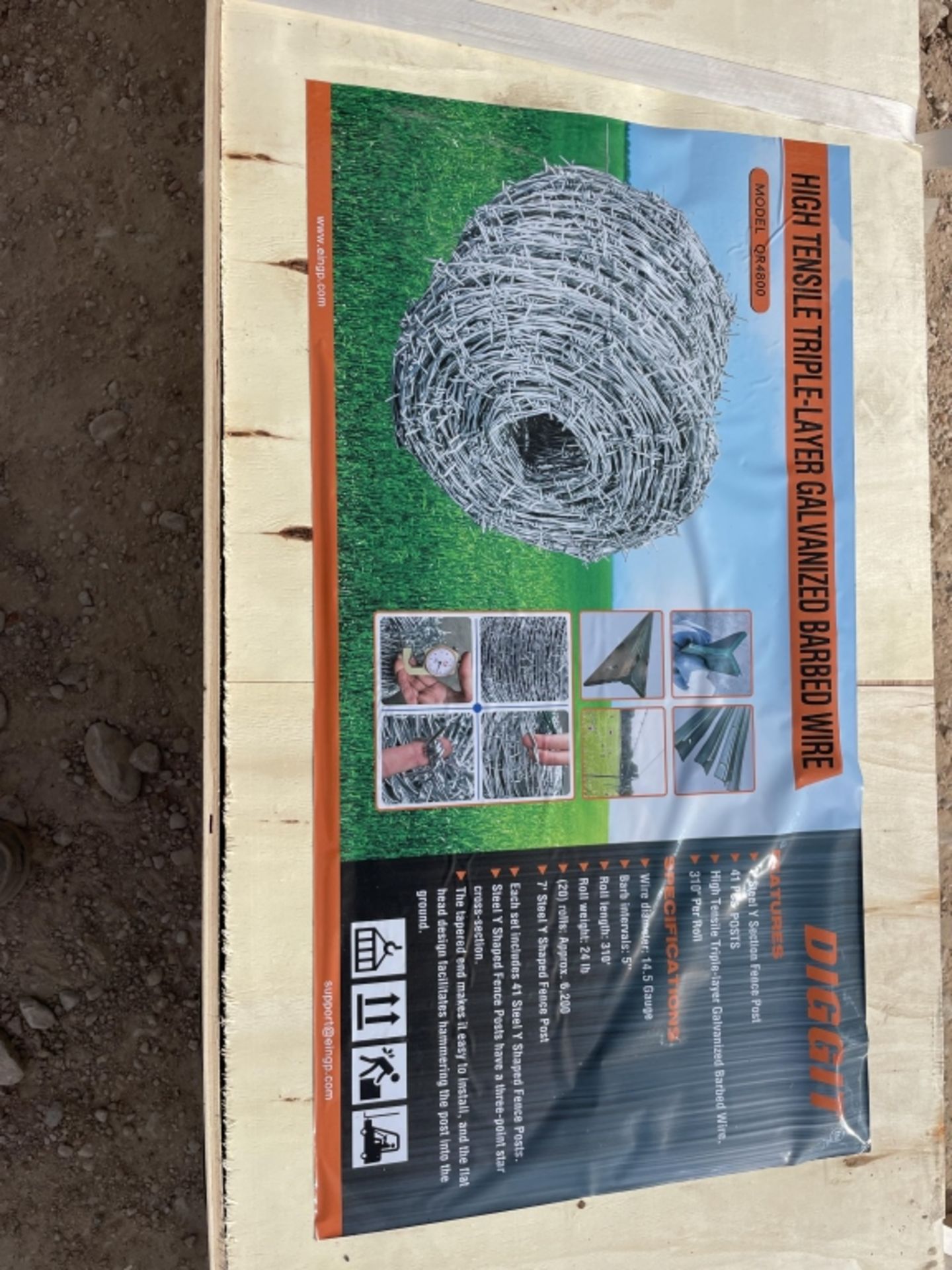 Diggit Barb Wire Fence kit