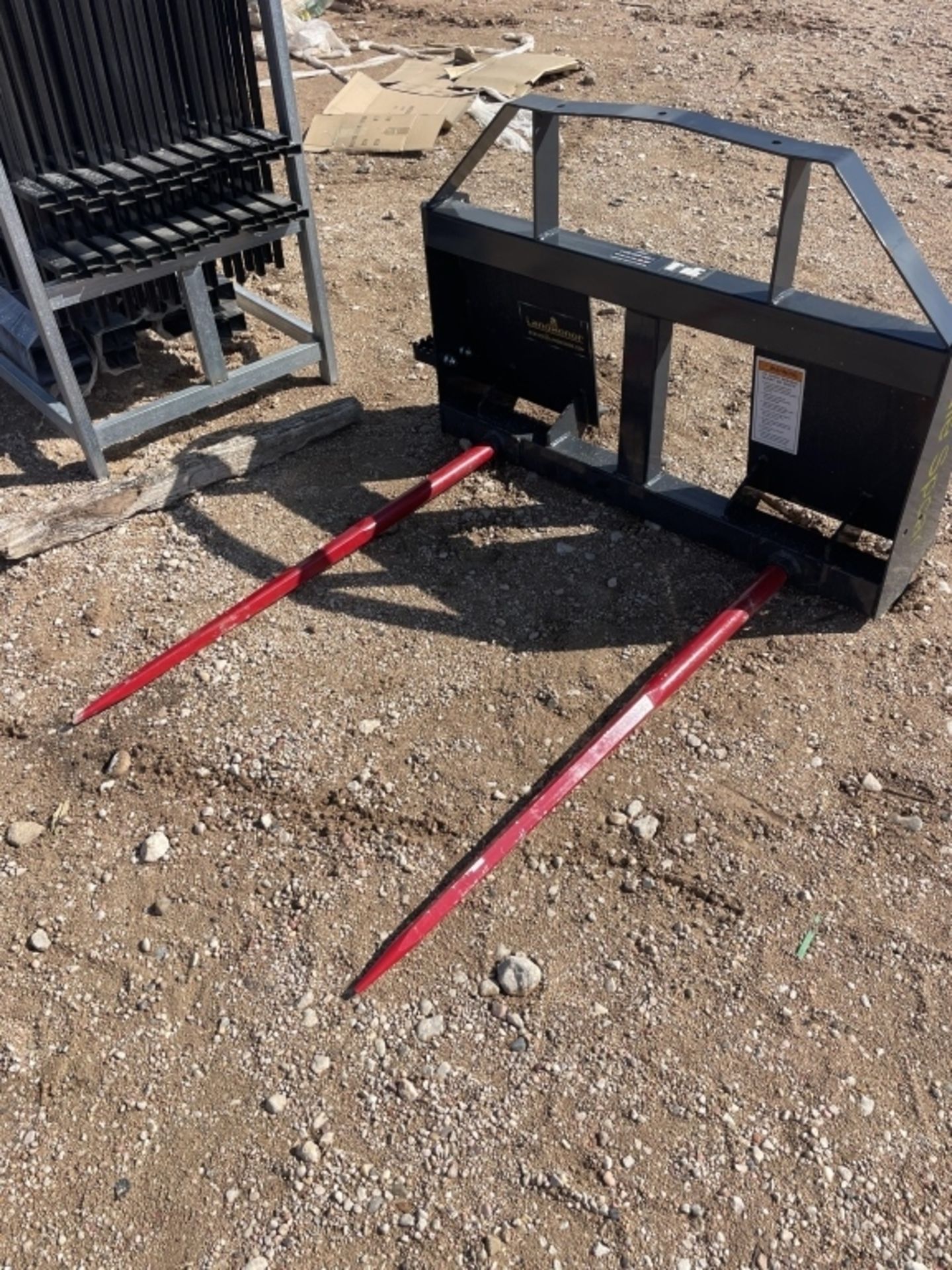 Landhonor Bale Spear for skid steer - Image 4 of 4