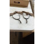 Pair of K.B & P spurs