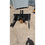 3-Point Hitch adaptor w/ PTO for skid steer