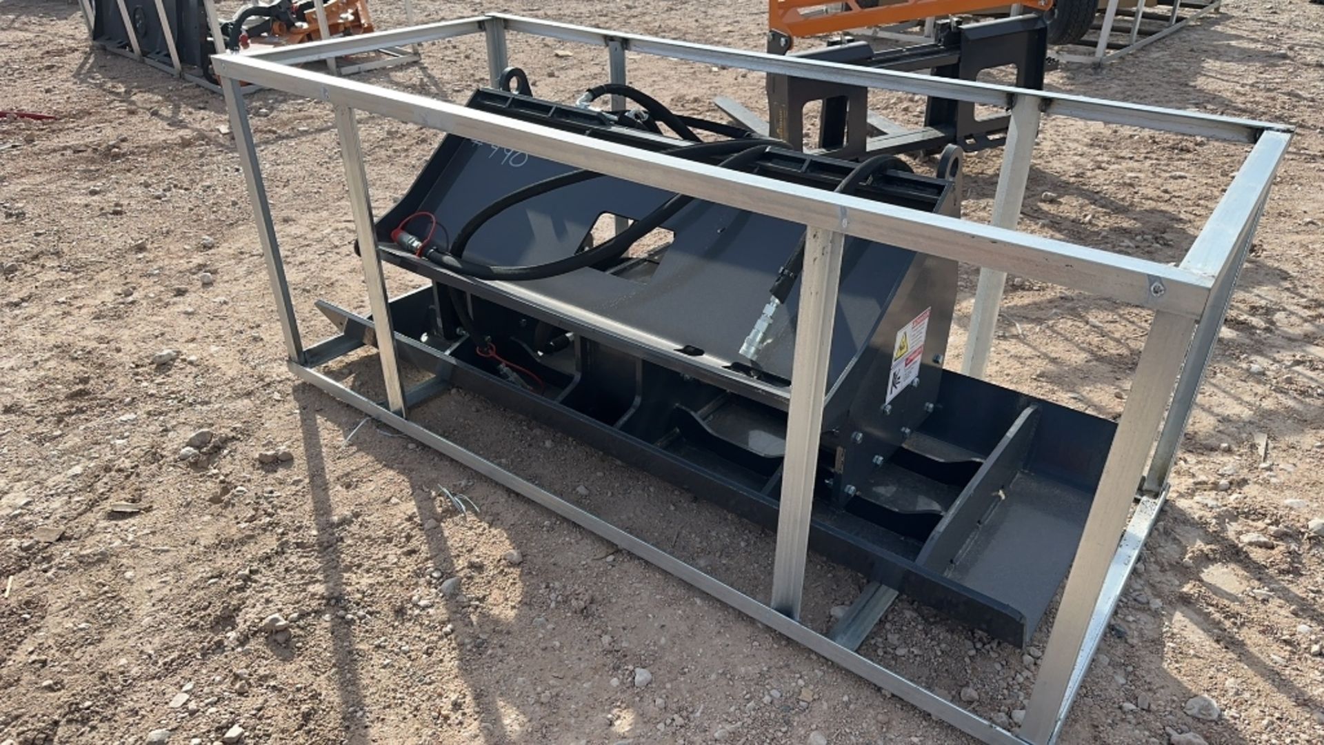 Vibrating Plate compactor for skid steer - Image 8 of 16