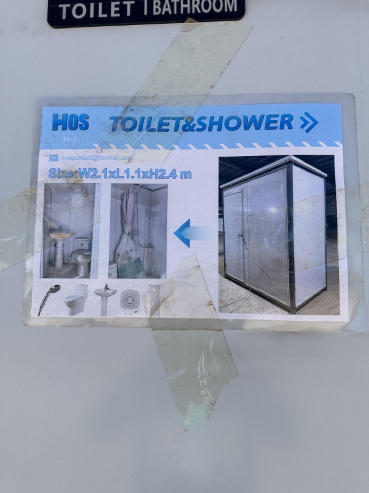 HF2 Portable Toilet & shower - Image 2 of 3