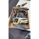 Box of misc clamps