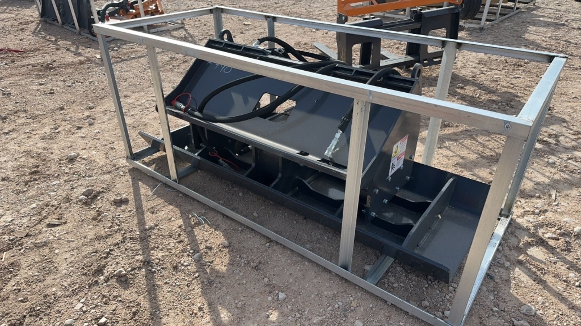 Vibrating Plate compactor for skid steer - Image 7 of 16