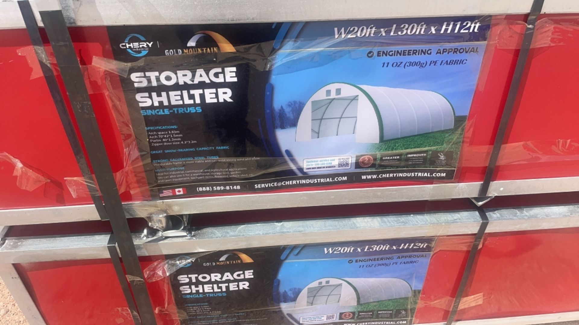 Unused 20x30x12 Dome Storage Shelter - Image 4 of 4