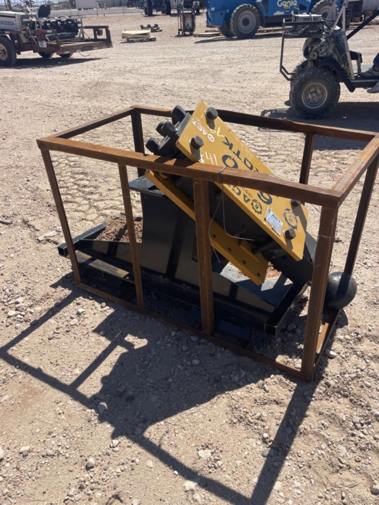 AGT Post Driver for skid steer - Image 7 of 12