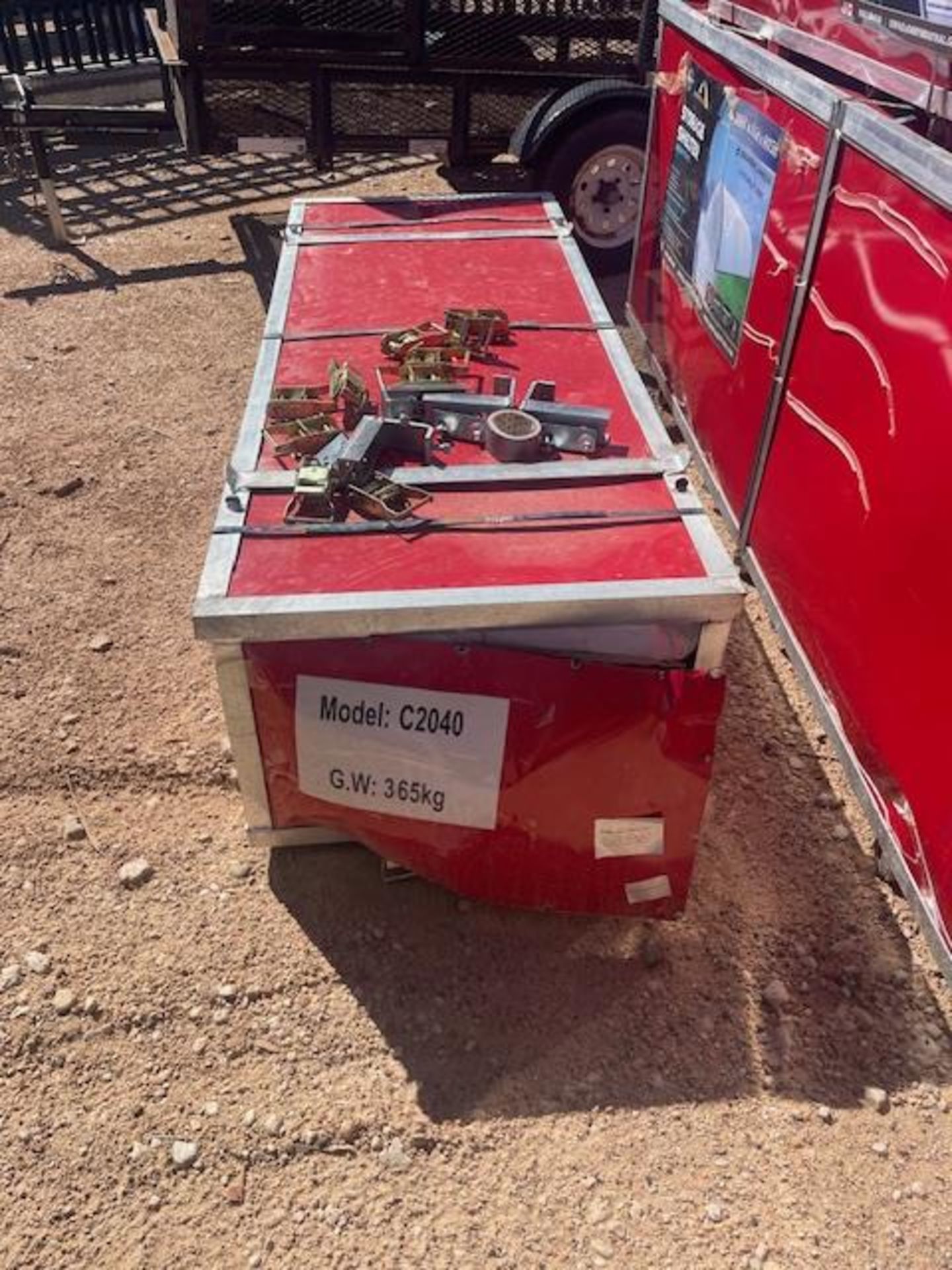 Unused 20x40 Dome Container Shelter in broken box - Image 8 of 8