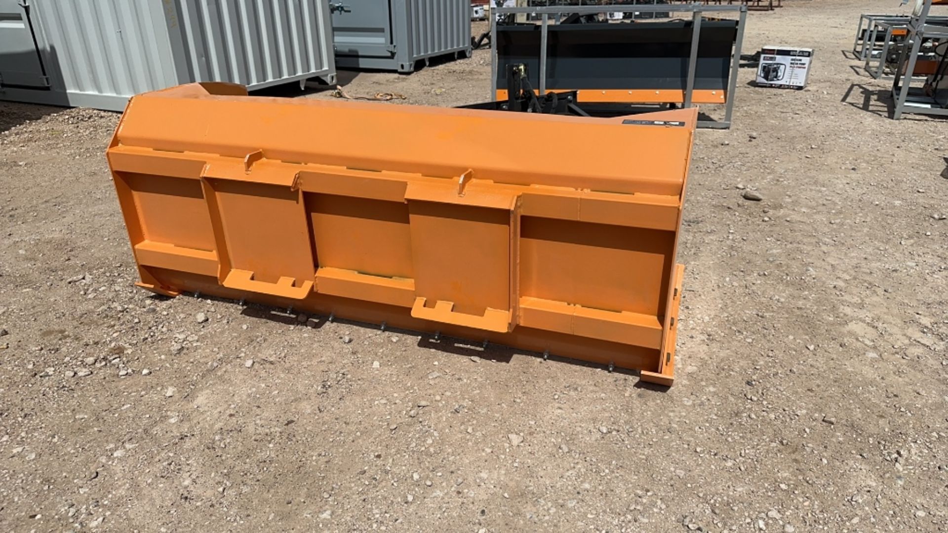 Unused Snow pusher for skid steer - Image 6 of 9