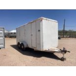 1988 Bruton 16' Cargo Trailer