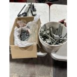 Lot of sheet metal screws & carriage bolts