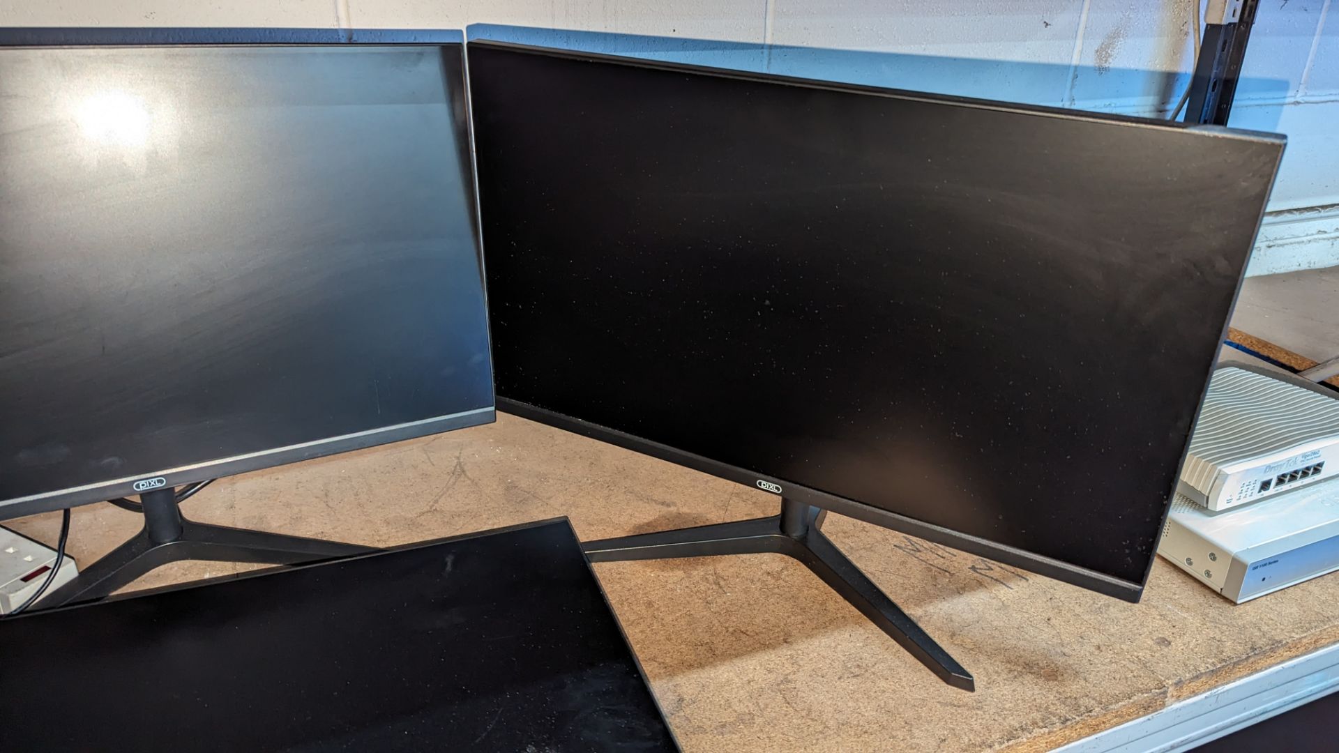 4 off Pixl 23" widescreen monitors. NB: each of these monitors require an external power supply an - Image 5 of 6