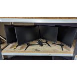 4 off Pixl 23" widescreen monitors. NB: each of these monitors require an external power supply an