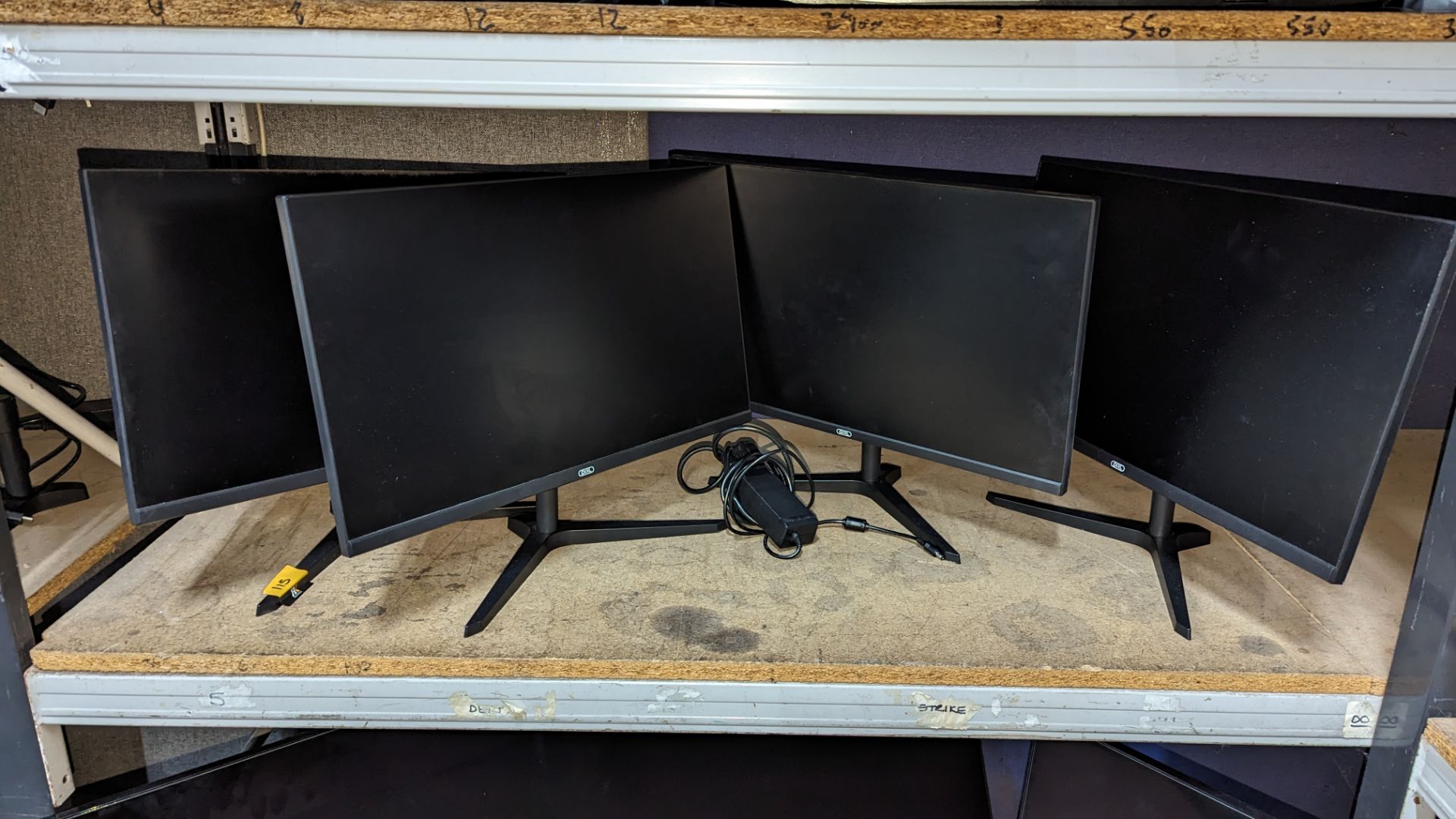 4 off Pixl 23" widescreen monitors. NB: each of these monitors require an external power supply an
