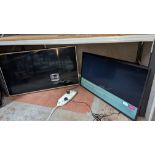 2 off assorted LG LCD TVs. NB: NO remotes or stands. One of the TVs is 50" and the other is 43"
