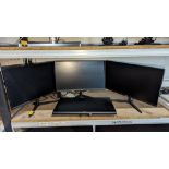 4 off Pixl 23" widescreen monitors. NB: each of these monitors require an external power supply an