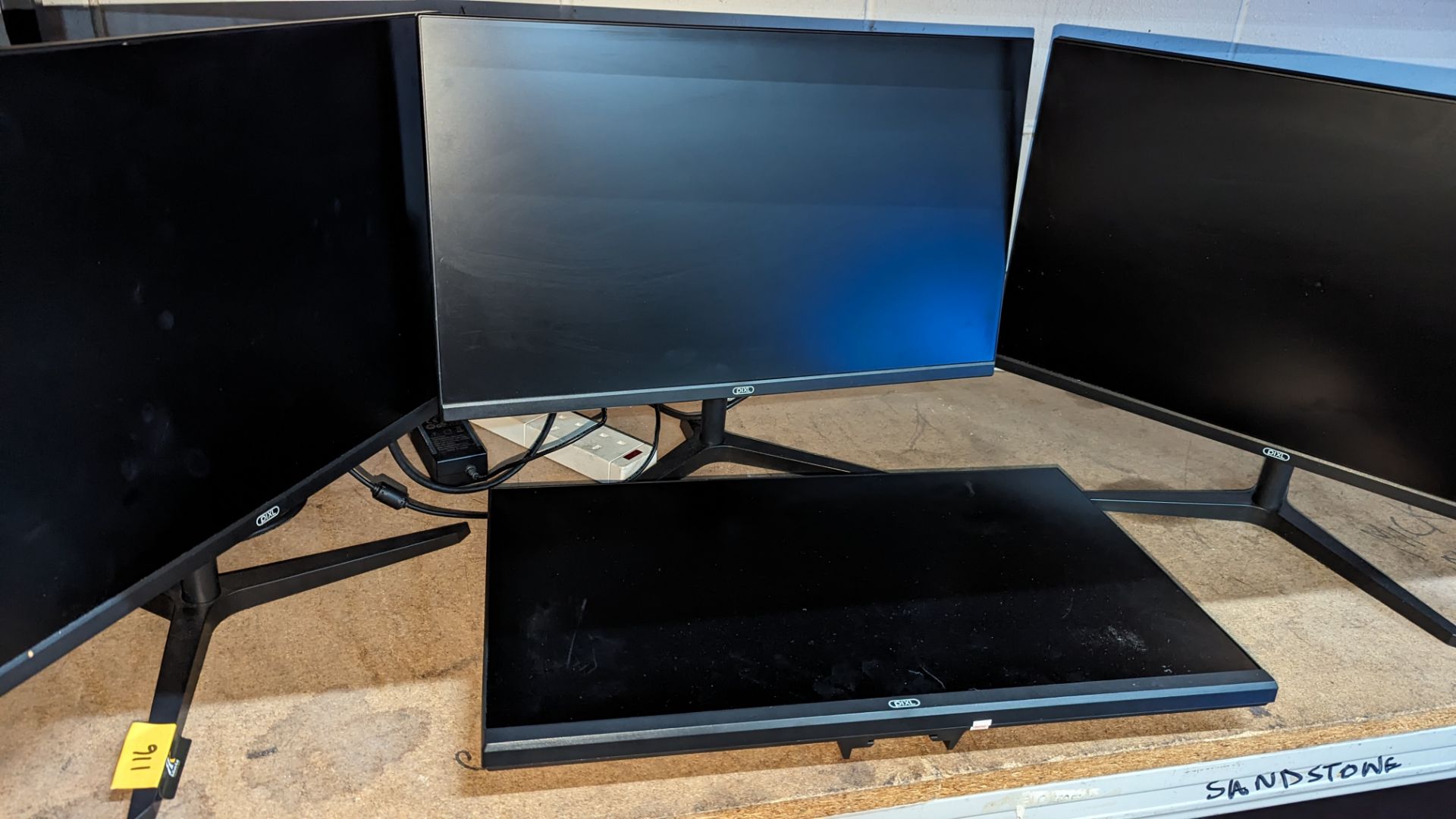 4 off Pixl 23" widescreen monitors. NB: each of these monitors require an external power supply an - Image 4 of 6