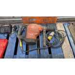 Hilti model TE60 110V heavy duty drill plus case used with same, which is a different brand to the d
