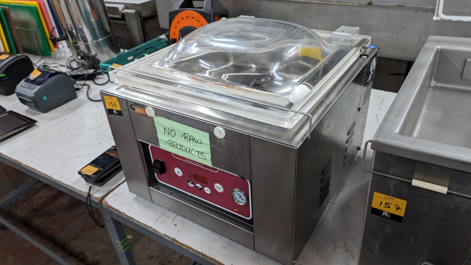 Parkers Food Machinery Plus benchtop stainless steel vacuum chamber machine, model Square 400 - Image 4 of 9