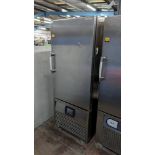 Foster stainless steel floor standing mobile blast chiller model BCT51, with touchscreen display to